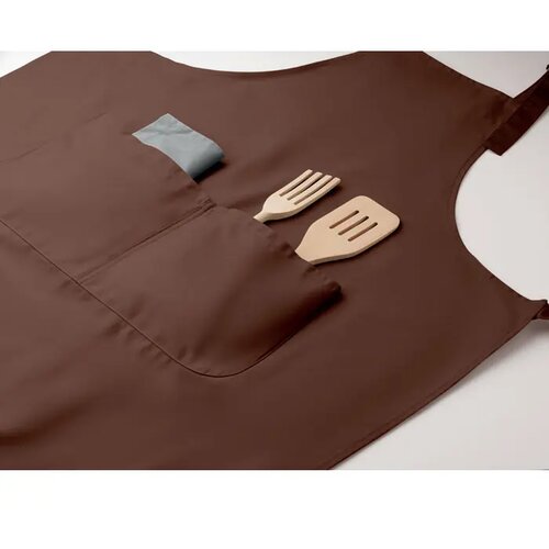 Verstelbaar keukenschort Gala chocolade