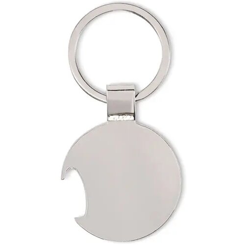 Voetbal hanger flesopener Open goal wit/zwart
