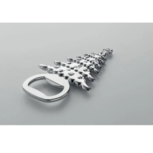 Flesopener kerstpatroon Notle mat zilver