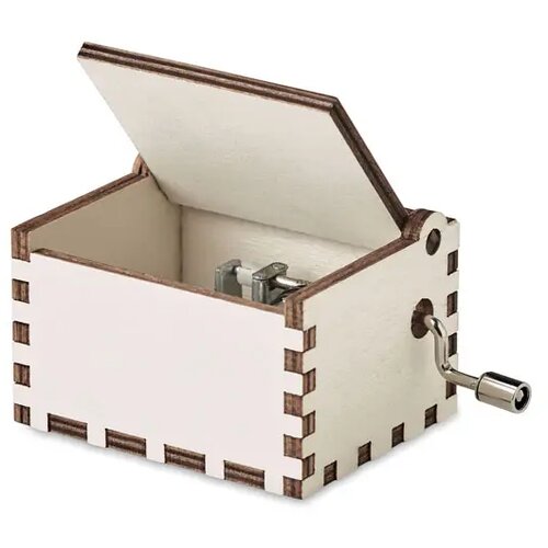 Houten kerst muziekdoos Boxmas hout