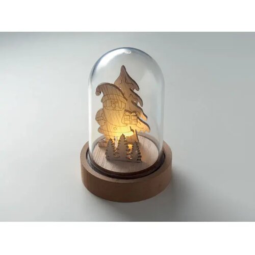 Kerst led ornament Rovani hout