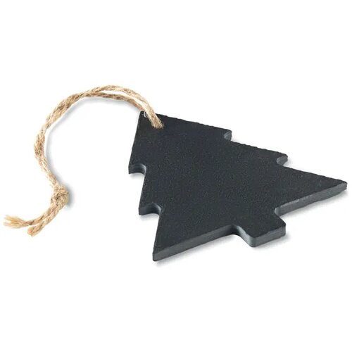 Kerstboom hanger van leisteen Slatetree zwart