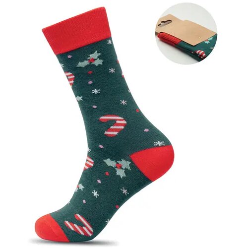 Paar kerstsokken m Soc medium groen