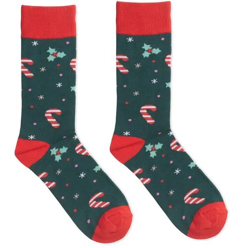 Paar kerstsokken m Soc medium groen