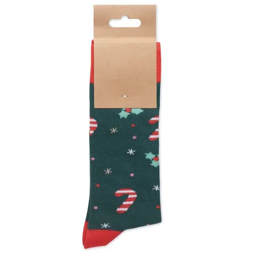 Paar kerstsokken m Soc medium groen