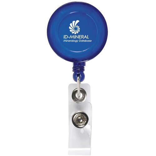 Badgeclip Badgehouder Transparant Blauw