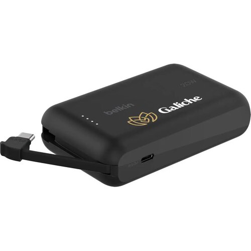 Belkin Boostcharge Powerbank 10K Integrated Cable Zwart