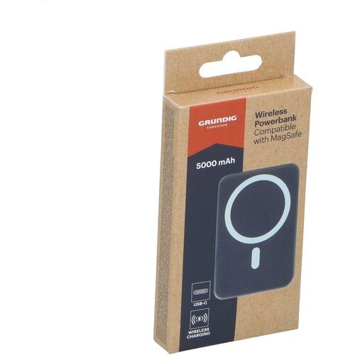 Grundig Wireless Magnetic Powerbank Mini 5000Mah