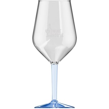 Happyglass Lady Abigail Trans Wijnglas Tritan 470 Ml Transparant Groen
