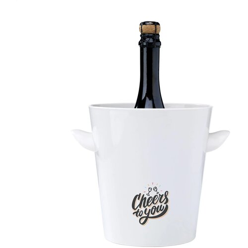 Plastic Bank Champagne Cooler Wijnkoeler Wit