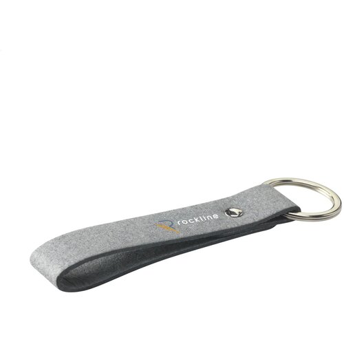 Recycled Denim Textile Keyring Sleutelhanger Jeans Blue