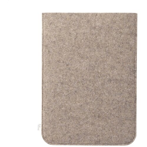 Recycled Felt & Apple Leather Laptop Sleeve 16"