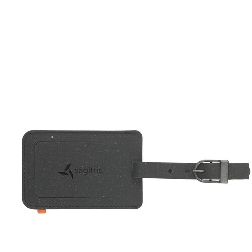 Recycled Leather Luggage Tag Bagagelabel