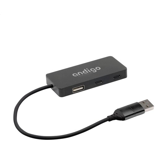 Tecco Grs Recycled Alu Usb Hub Zwart