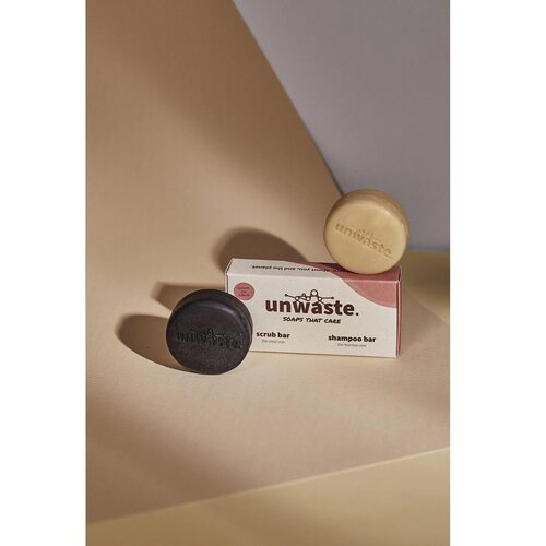 Unwaste Duopack Scrub & Shampoo Bar