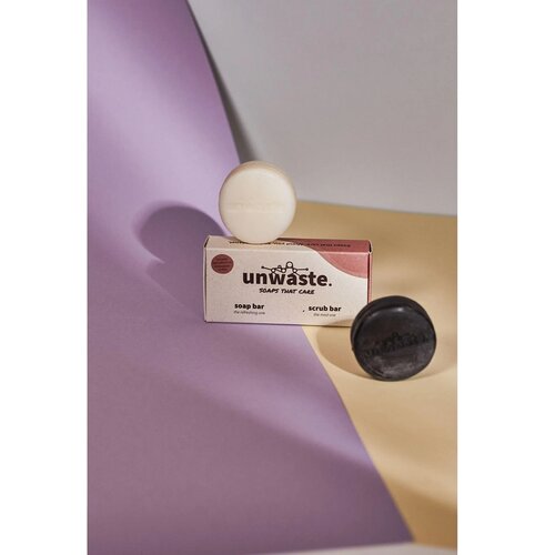 Unwaste Duopack Soap & Scrub Bar