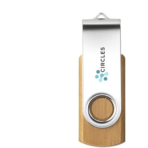 Usb Twist Bamboo From Stock 8 Gb Bamboe