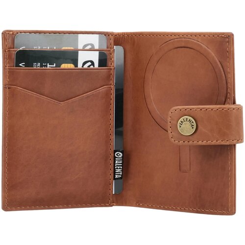 Valenta Card Wallet Leather Magsafe Luxe