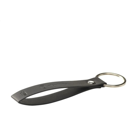 Vegan Pineapple Leather Keyring Sleutelhanger Zwart