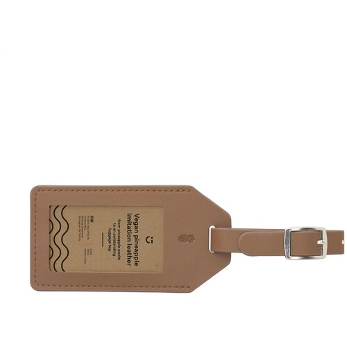 Vegan Pineapple Leather Luggage Tag