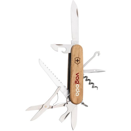 Victorinox Huntsman Wood Zakmes In Geschenkdoos