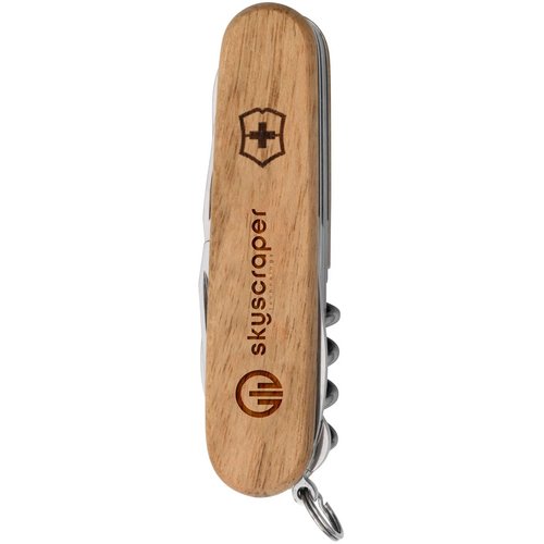 Victorinox Huntsman Wood Zakmes In Geschenkdoos