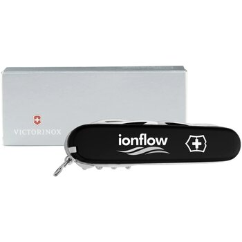 Victorinox Huntsman Zakmes In Geschenkdoos Transparant Rood