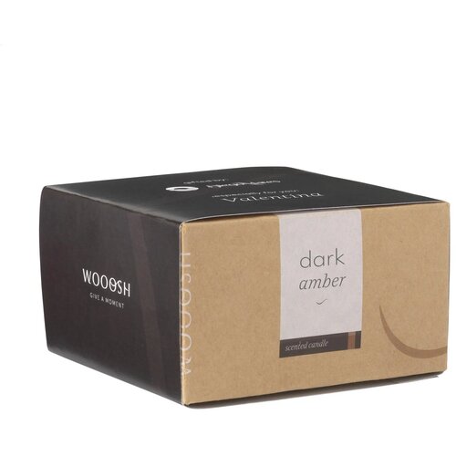 Wooosh Flame Scented Candle Dark Amber Geurkaars
