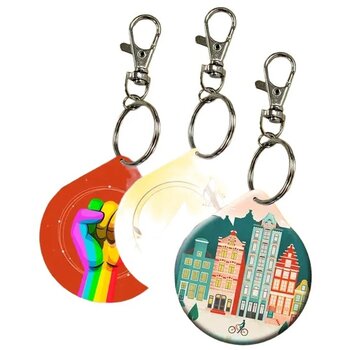Condoom met sleutelhanger