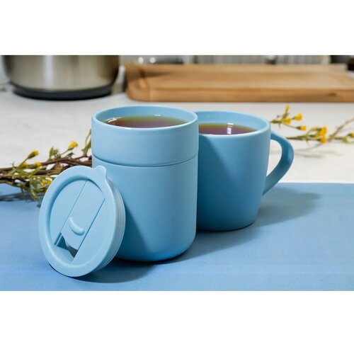 Liberica Reis Beker Licht Blauw 300 ml