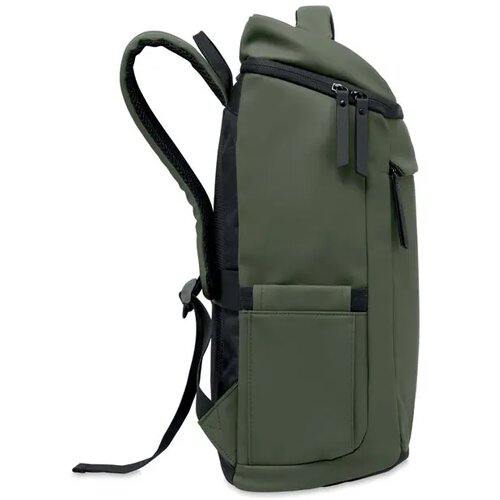 15" pu laptop rugzak Boulder donker marinegroen