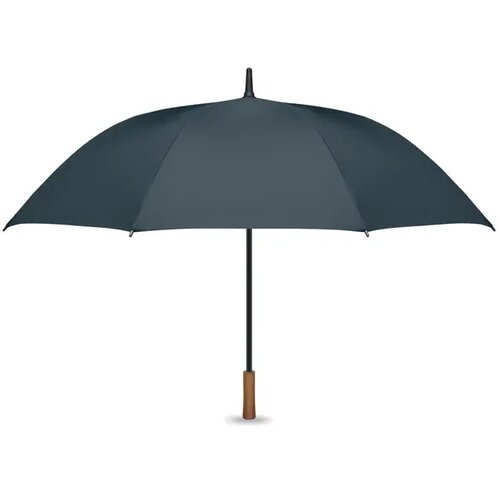 27" auto paraplu houten greep Rayna blauw