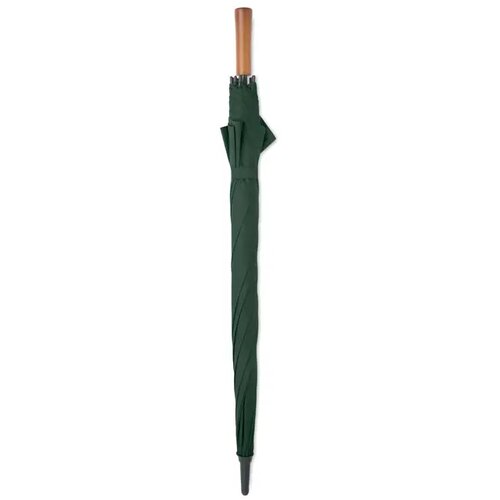 27" auto paraplu houten greep Rayna groen