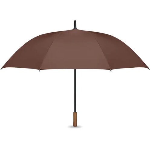 27" auto paraplu houten greep Rayna bruin