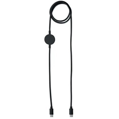 60w kabel & horloge-oplader Arger zwart