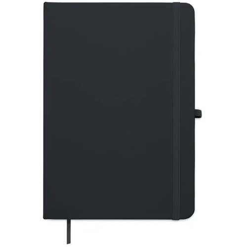 A5 gerecycled pu notitieboek Arcoloop zwart