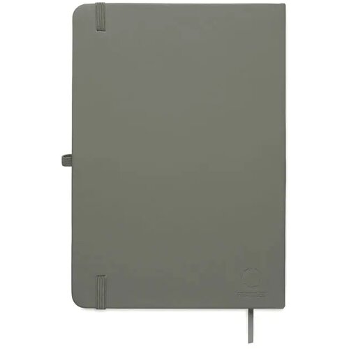 A5 gerecycled pu notitieboek Arcoloop steengrijs