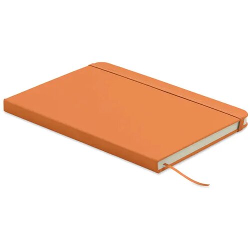 A5 gerecycled pu notitieboek Arcoloop oranje
