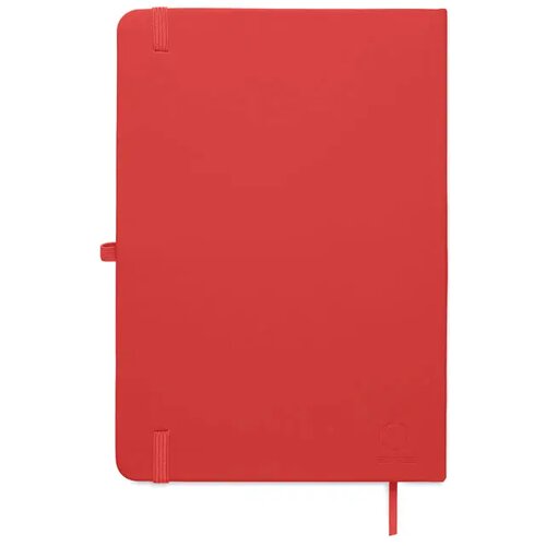A5 gerecycled pu notitieboek Arcoloop rood