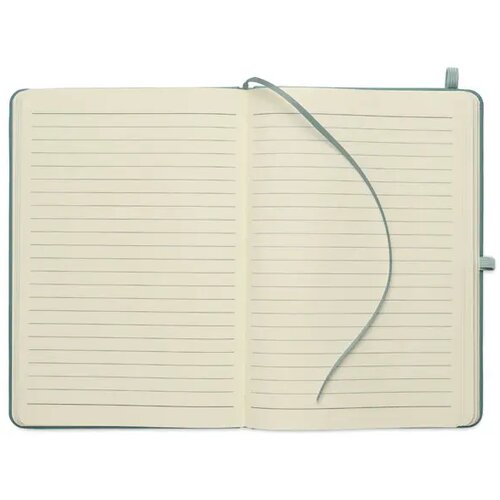A5 gerecycled pu notitieboek Arcoloop petrol