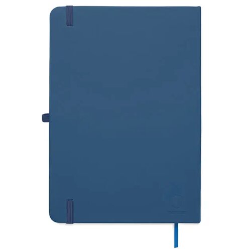 A5 gerecycled pu notitieboek Arcoloop blauw