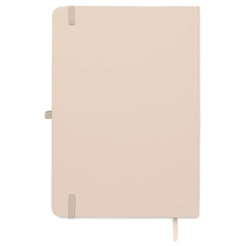 A5 gerecycled pu notitieboek Arcoloop gebroken wit
