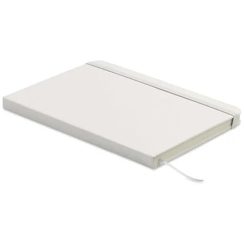 A5 gerecycled pu notitieboek Arcoloop wit