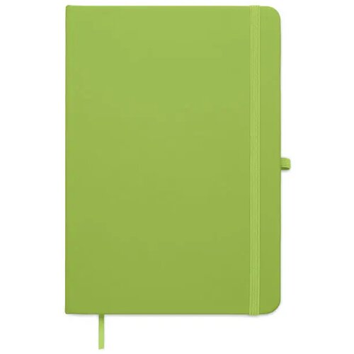 A5 gerecycled pu notitieboek Arcoloop limoen