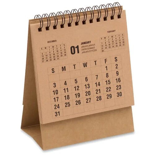 Bureaukalender voor 4 jaar Years beige