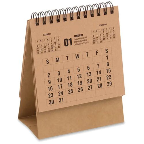 Bureaukalender voor 4 jaar Years beige