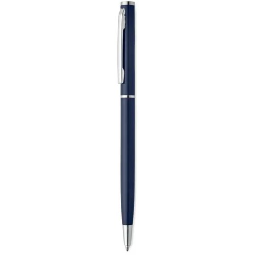 Gerecyclede aluminium balpen Nimes marineblauw