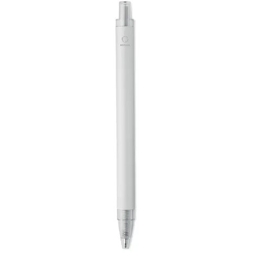 Gerecyclede aluminium balpen Nosta wit