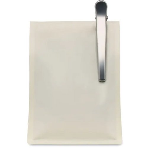 Koffieschep met zakclip Spooncoop zilver