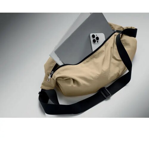 Nylon urban crossbody tas Sling khaki